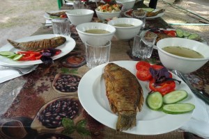 Триполье и затопленная церковь под Ржищевом